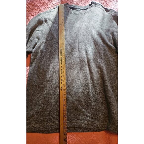 Geoffrey Beene Sweater Mens L Brown Textured Knit Ribbed Trim Long Sleeve - Picture 3 of 5